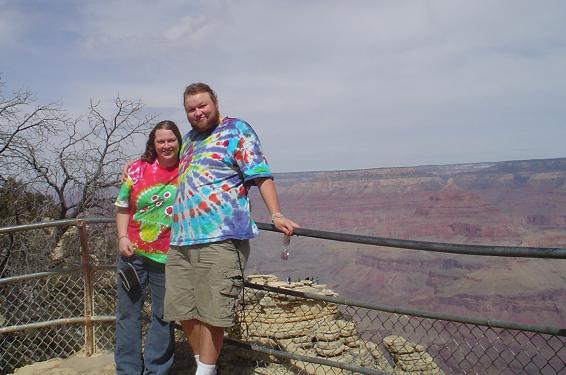 Erik & Amanda at the Grand Canyon, March 2006