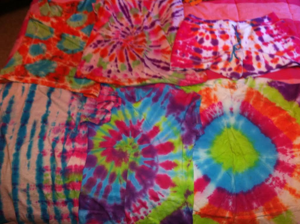 Carly's Tie Dyes.