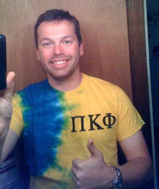 Pi Kappa Phi Fraternity Tie Dye T-Shirt.