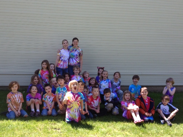 Springdale School Tie Dye Day - June 2013.