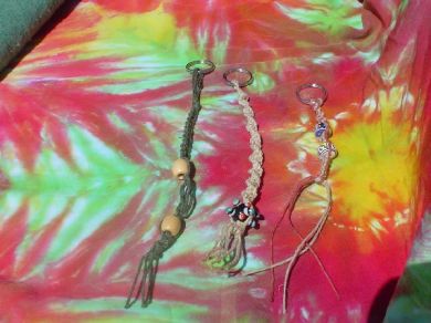 Hemp Keychain.