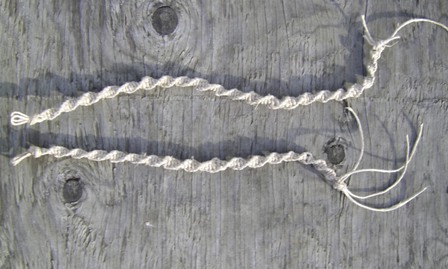 Spiral Hemp Necklace.