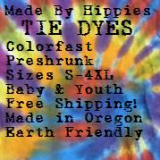 Made By Hippies Tie Dyes.