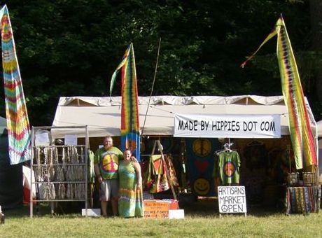 Erik and Amanda at the NW World Reggae Festival in 2008.