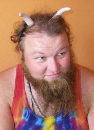 Polymer Clay Goat Horns.