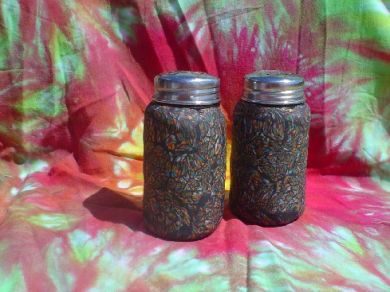 Polymer Clay Salt and Pepper Shakers.