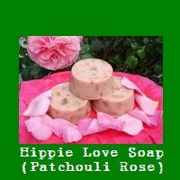 Hippie Love Soap (Patchouli Rose).