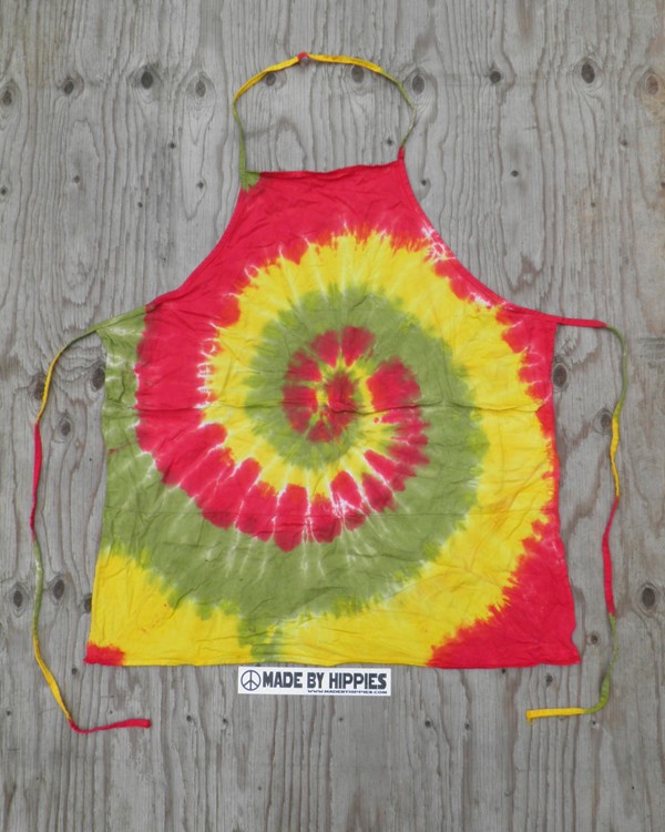 Rastaman Spiral Tie Dye Apron.