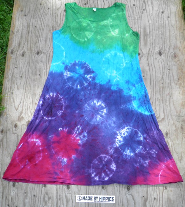 Shibori Tie Dye Dress.