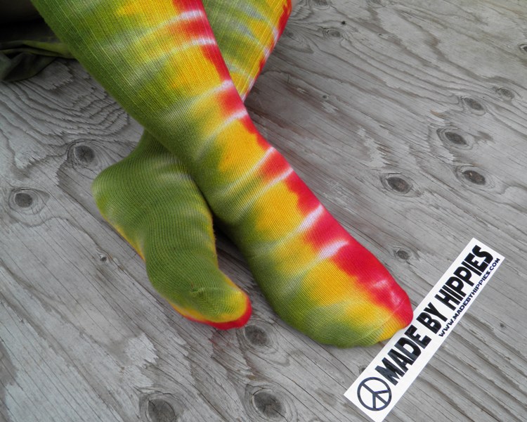 Rastaman Tie Dye Socks.