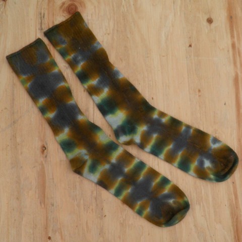 Camouflage Tie Dye Socks.