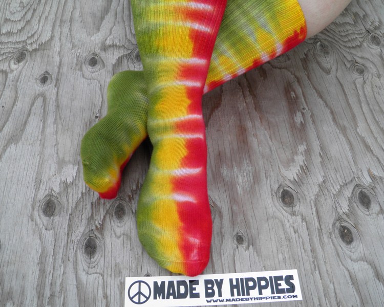 Rastaman Tie Dye Socks.