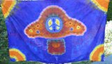 Peace Mushroom Tapestry.