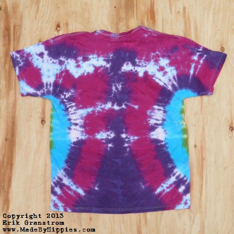 Rainbow Smiley Face Tie Dye T-Shirt.