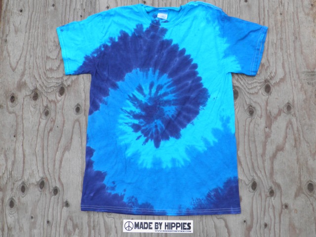 The Blues Spiral Tie Dye T-Shirt.