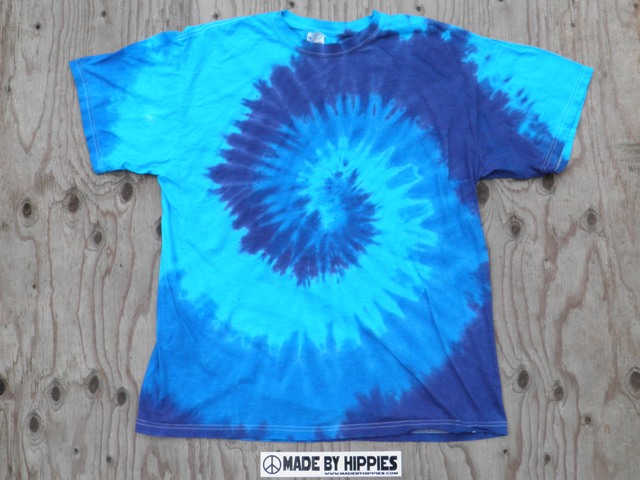 The Blues Spiral Tie Dye T-Shirt.