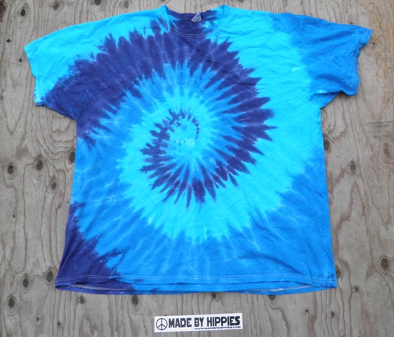 The Blues Spiral Tie Dye T-Shirt.