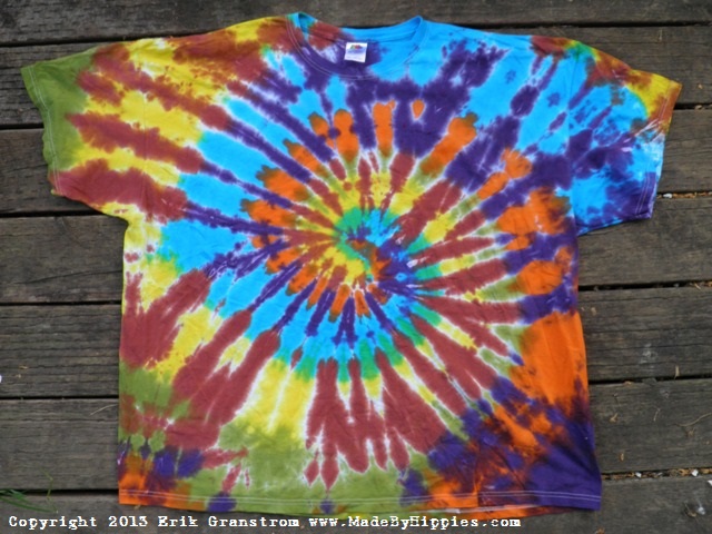 Cosmic Spiral Tie Dye T-Shirt.