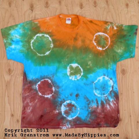 Mother Earth Spots N Dots Tie Dye T-Shirt.