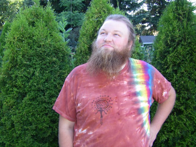 Brown Shaman Tie Dye T-Shirt.