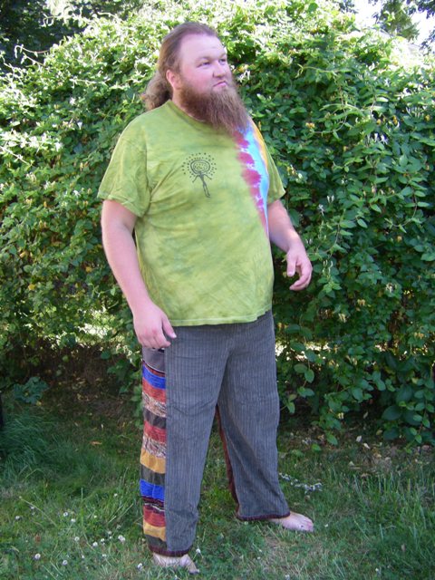 Green Shaman Tie Dye T-Shirt.