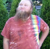 Brown Shaman Tie Dye T-Shirt.
