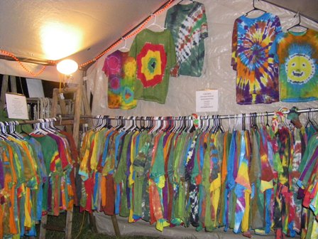 Made By Hippies Tie Dye Vending at the NW World Reggae Festival.