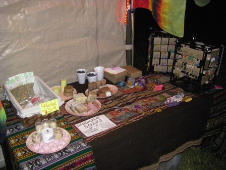 Made By Hippies Tie Dye Vending at the NW World Reggae Festival.
