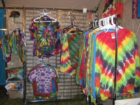 Made By Hippies Tie Dye Vending at the NW World Reggae Festival.
