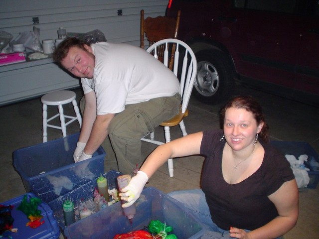 Erik and Amanda dying, 2006.